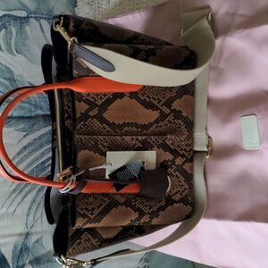 NWT Radley Faux Reptile Leather Purse
